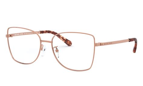 michael kors women's rose gold frame genuine eyeglasses|Michael Kors rose gold sunglasses.